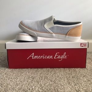 Striped Slip-Ons